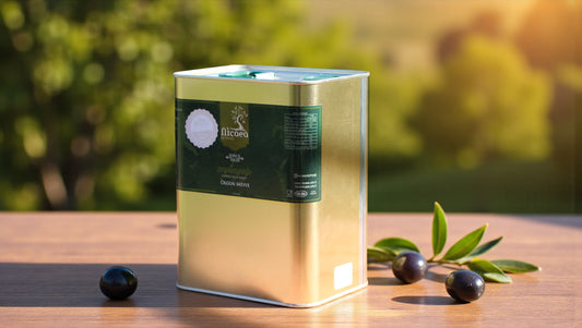 Natural Sızma Soğuk Sıkım Zeytinyağı 0,3 Asit - 3 Lt. Teneke Kutu