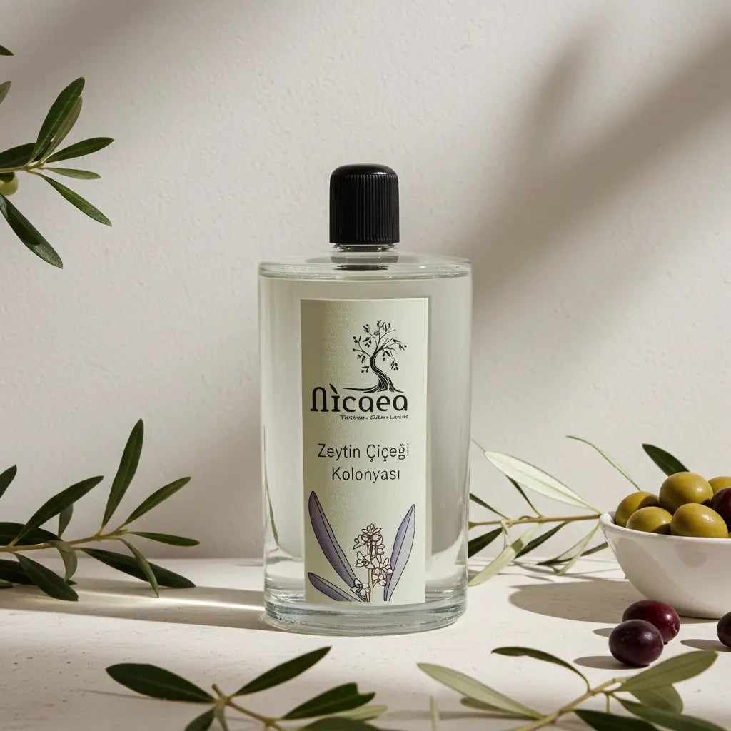Zeytin Çiçeği Kolonyası 250ml - Nicaea Zeytinyağı
