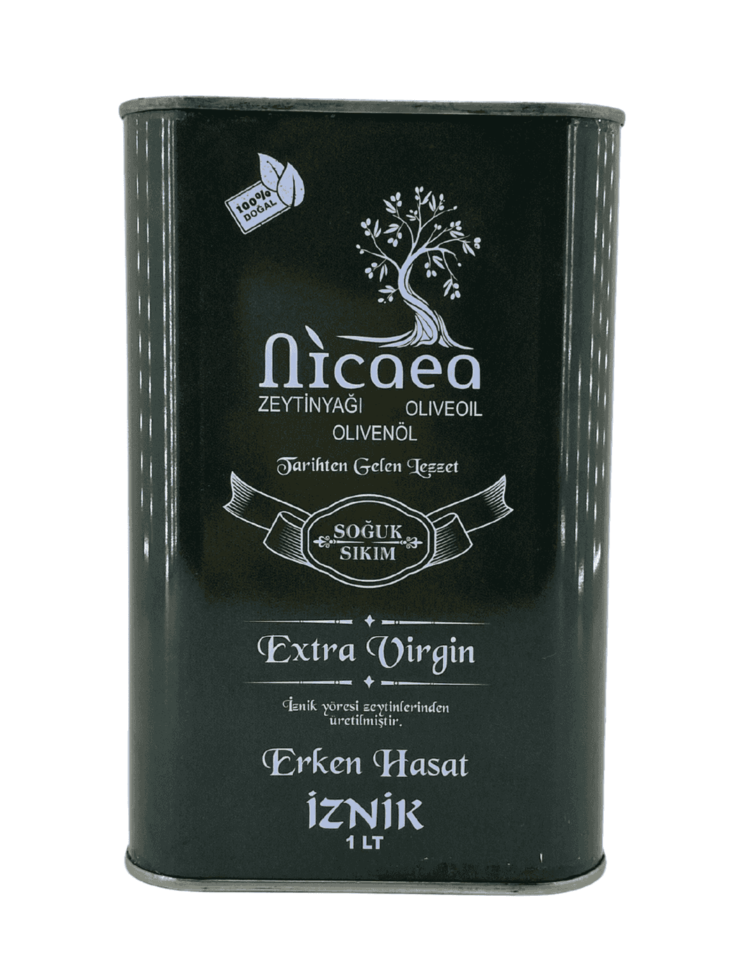 Erken Hasat Soğuk Sıkım Natural Sızma Zeytinyağı - 1 Lt. Teneke