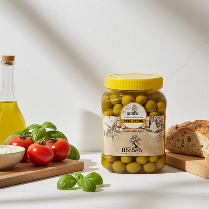 Edremit Çizik Yeşil Zeytin - 1 Kg YENİ MAHSUL