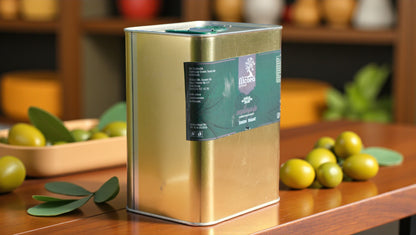 Erken Hasat Soğuk Sıkım Natural Sızma Zeytinyağı - 3 Lt. Teneke