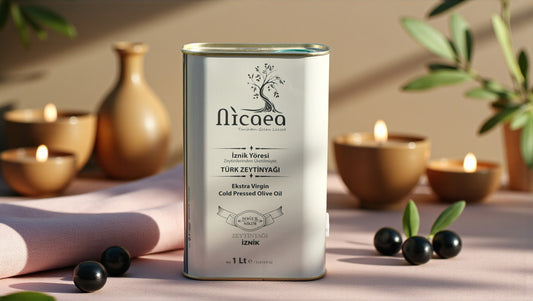 İlk Hasat Soğuk Sıkım Naturel Sızma Zeytinyağı - 1 lt. Teneke