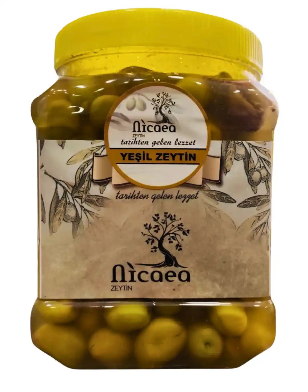 Edremit Kırma Yeşil Zeytin 1 Kg YENİ MAHSUL - Nicaea Zeytinyağı