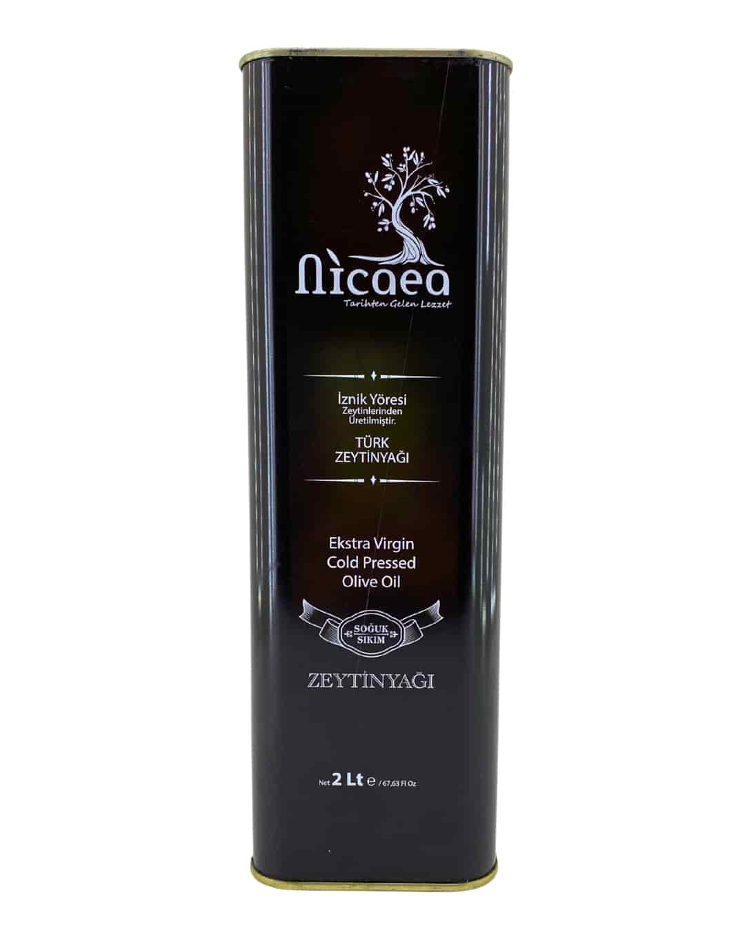 Natürel Sızma Soğuk Sıkım Zeytinyağı 0,3 Asit  - 2 Lt. Teneke