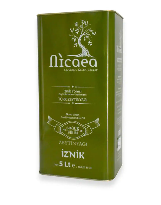 Natürel Sızma Soğuk Sıkım Zeytinyağı 0,4 Asit  - 5 Lt. Teneke