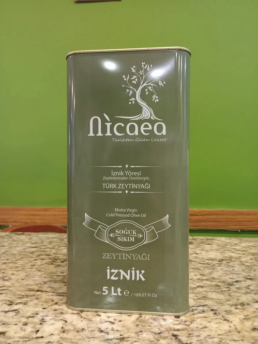 Natürel Sızma Soğuk Sıkım Zeytinyağı 0,4 Asit  - 5 Lt. Teneke