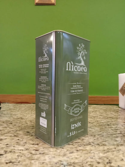 Natürel Sızma Soğuk Sıkım Zeytinyağı 0,4 Asit  - 5 Lt. Teneke