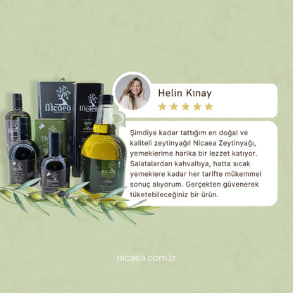 Natürel Sızma Soğuk Sıkım Zeytinyağı 0,4 Asit  - 5 Lt. Teneke