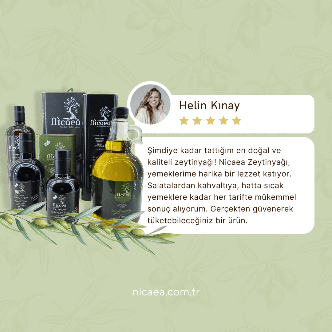 YENİ MAHSUL Erken Hasat Soğuk Sıkım Naturel Sızma Zeytinyağı - 5 Lt. Teneke