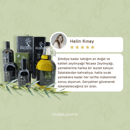 YENİ MAHSUL Erken Hasat Soğuk Sıkım Naturel Sızma Zeytinyağı - 5 Lt. Teneke