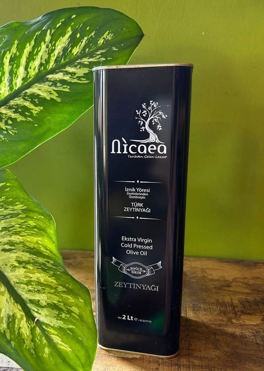 YENİ MAHSUL İlk Hasat Soğuk Sıkım Naturel Sızma Zeytinyağı - 2 Lt. Teneke