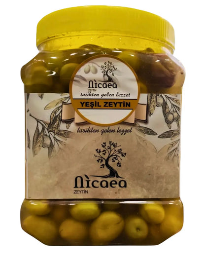 Edremit Çizik Yeşil Zeytin - 1 Kg YENİ MAHSUL