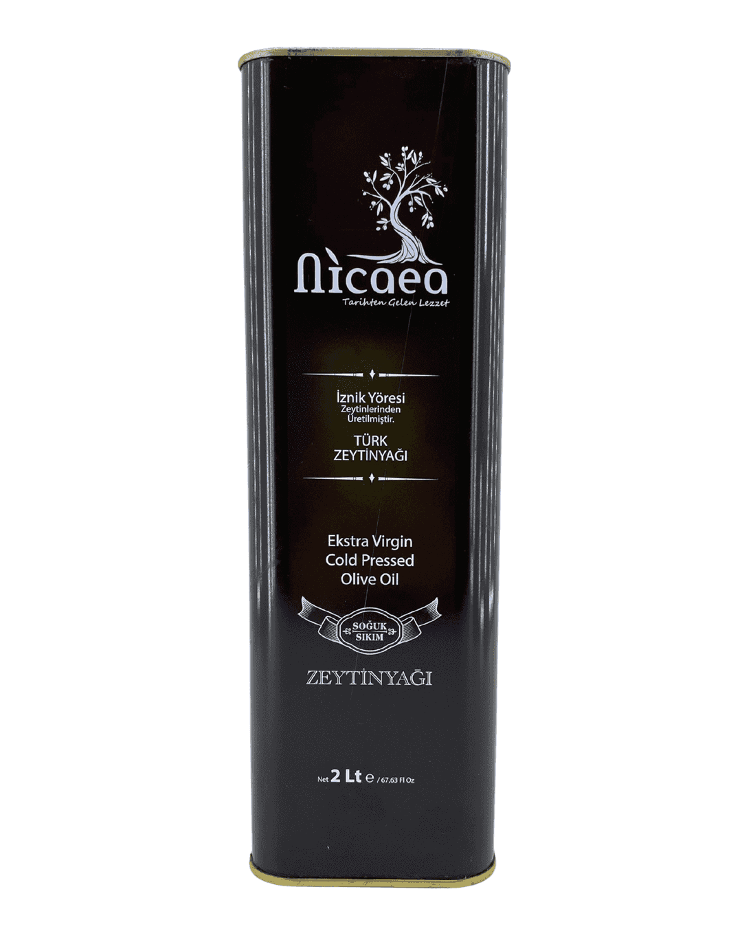 YENİ MAHSUL İlk Hasat Soğuk Sıkım Naturel Sızma Zeytinyağı - 2 Lt. Teneke