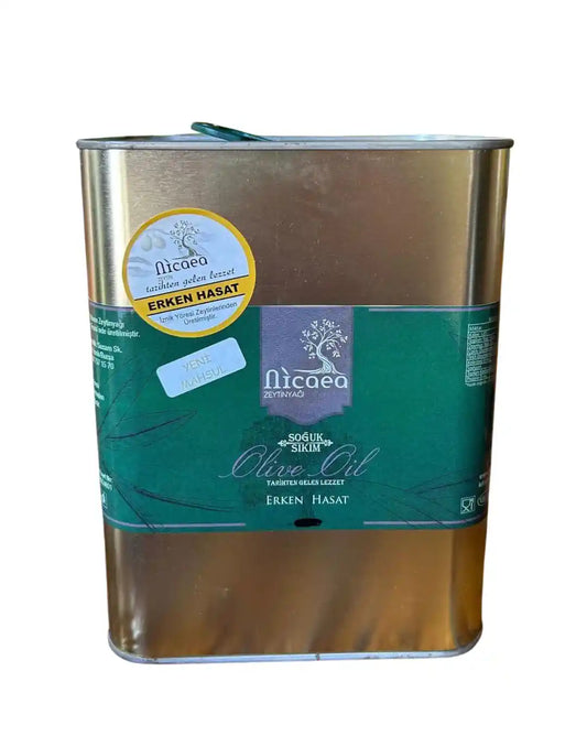 Erken Hasat Soğuk Sıkım Natural Sızma Zeytinyağı - 3 Lt. Teneke