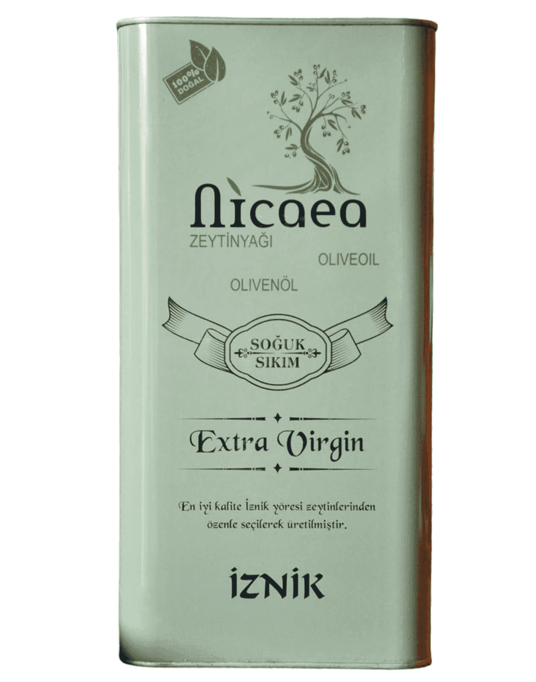 YENİ MAHSUL İlk Hasat Soğuk Sıkım Naturel Sızma Zeytinyağı - 5 Lt. Teneke