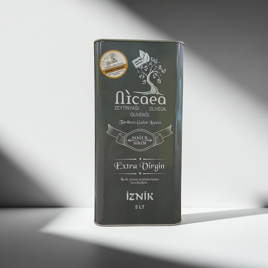YENİ MAHSUL Erken Hasat Soğuk Sıkım Naturel Sızma Zeytinyağı - 5 Lt. Teneke