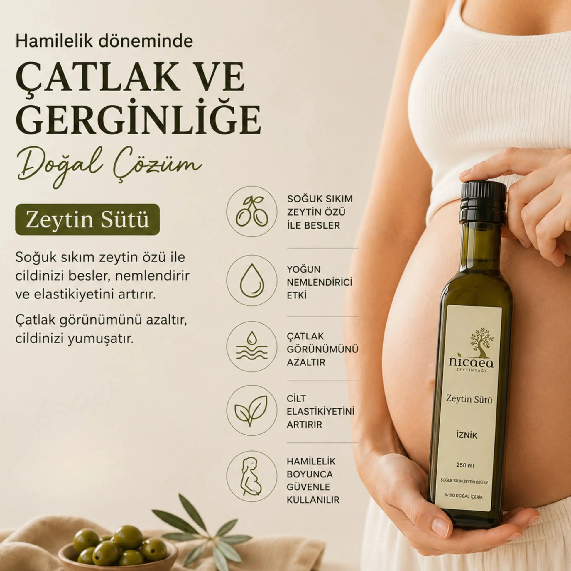 Zeytin Sütü 100 ml - Zeytinin En Saf Özü Nicaea